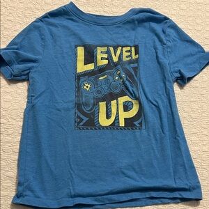 Cat & Jack Blue Tee with Game Controller Graphic